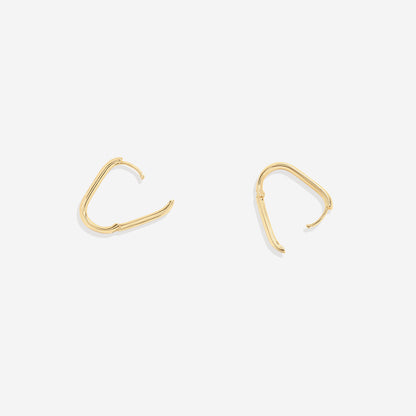 Boucles d'oreilles Huggie rétro