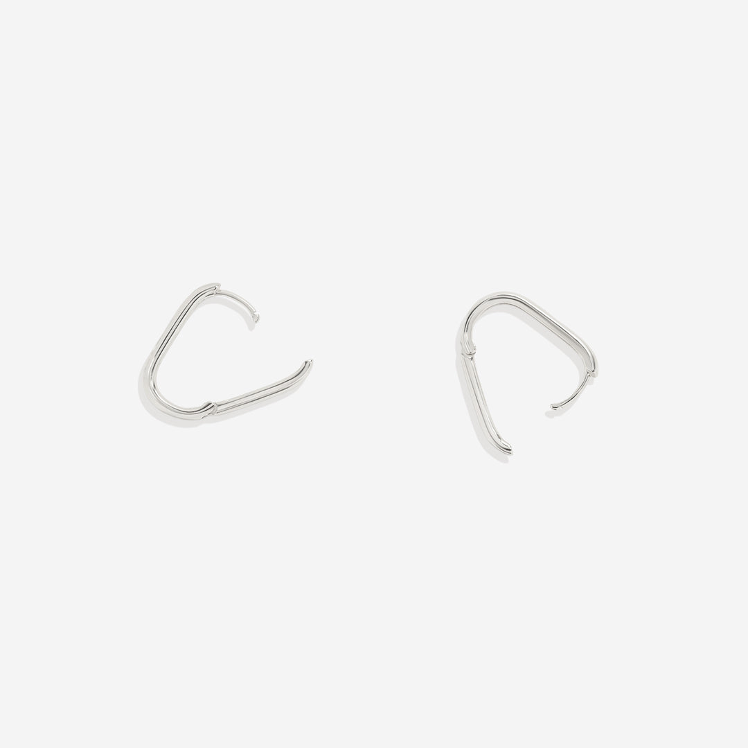 Boucles d'oreilles Huggie rétro