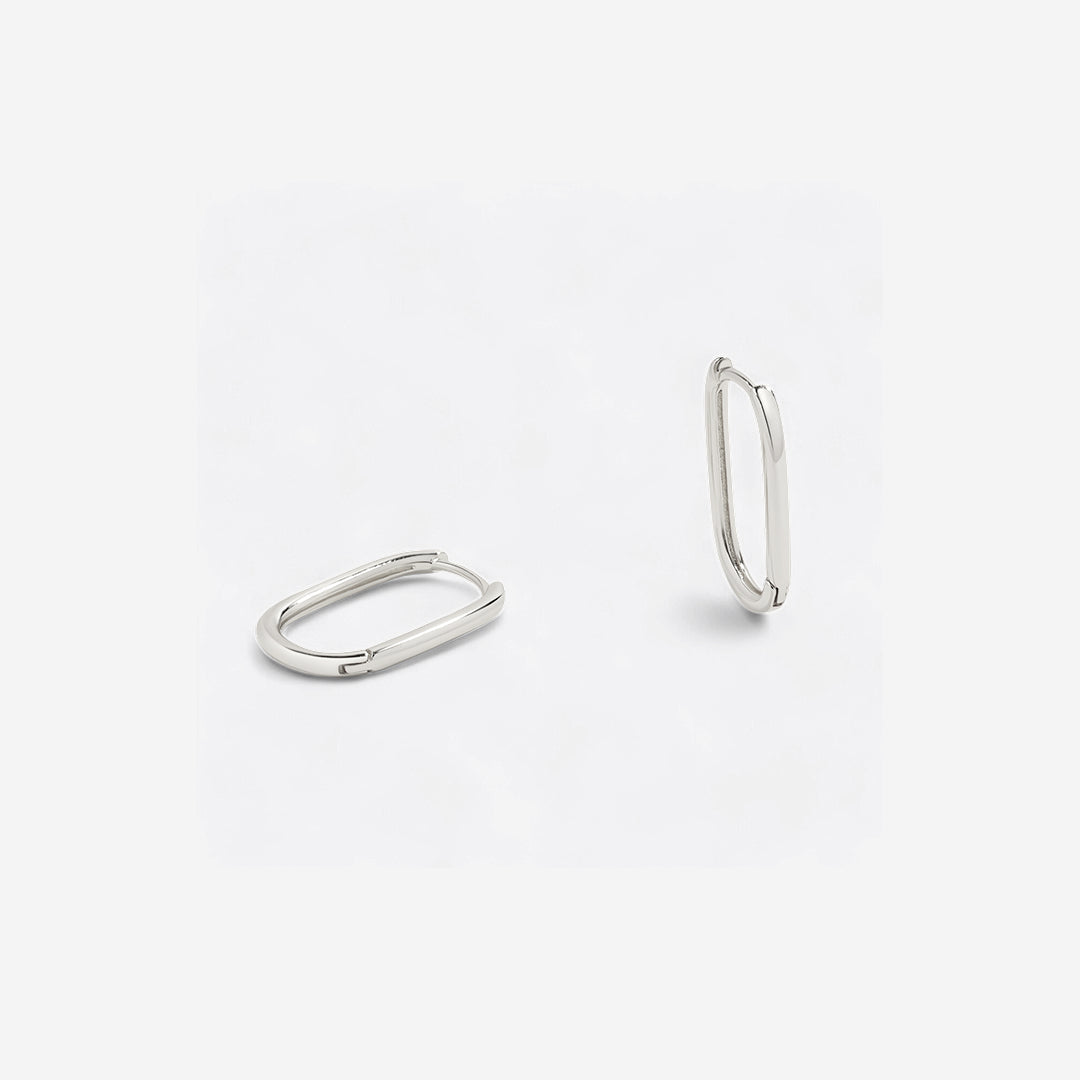 Boucles d'oreilles Huggie rétro