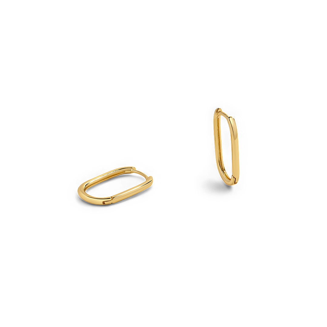 Boucles d'oreilles Huggie rétro