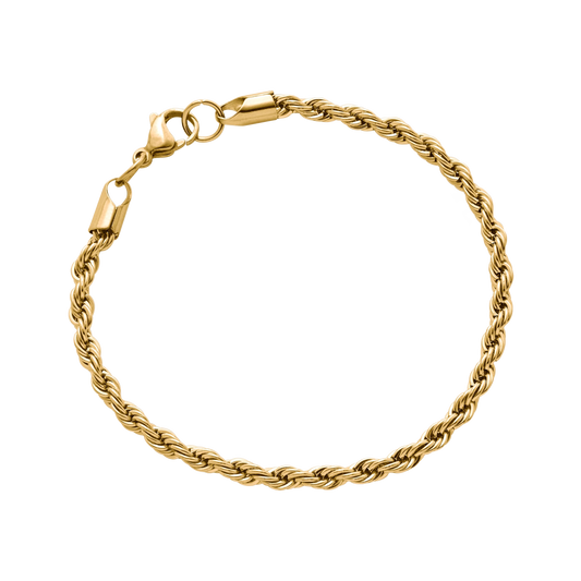 Bracelet chaîne en corde