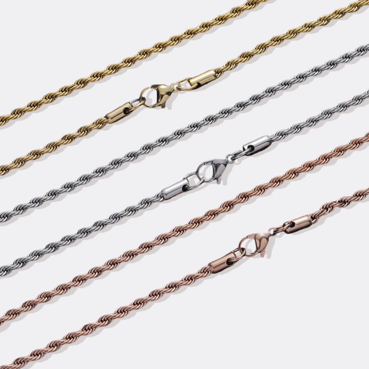 Collier chaîne en corde