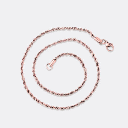 Collier chaîne en corde