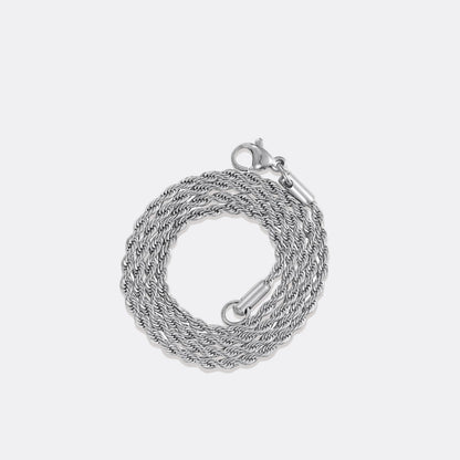 Collier chaîne en corde