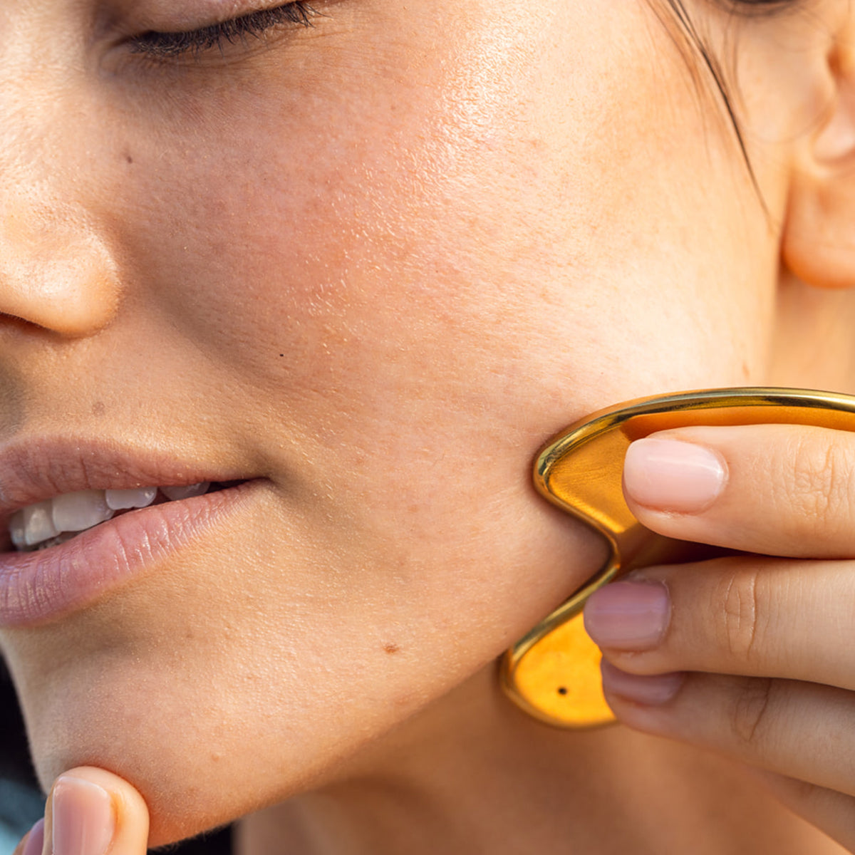 Gua Sha en acier inoxydable 