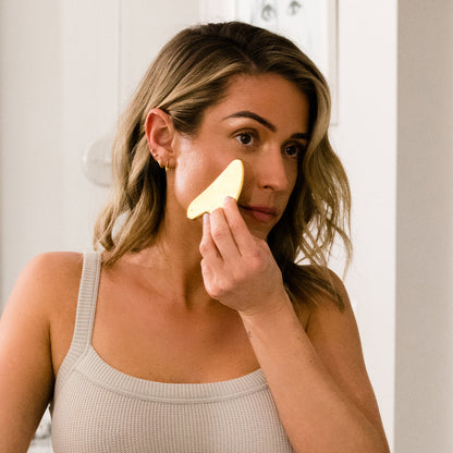 Gua Sha en acier inoxydable 