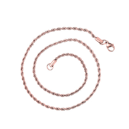 Collier chaîne en corde