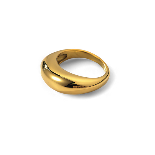 Bague dôme sculpturale