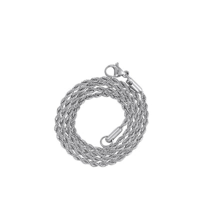 Collier chaîne en corde
