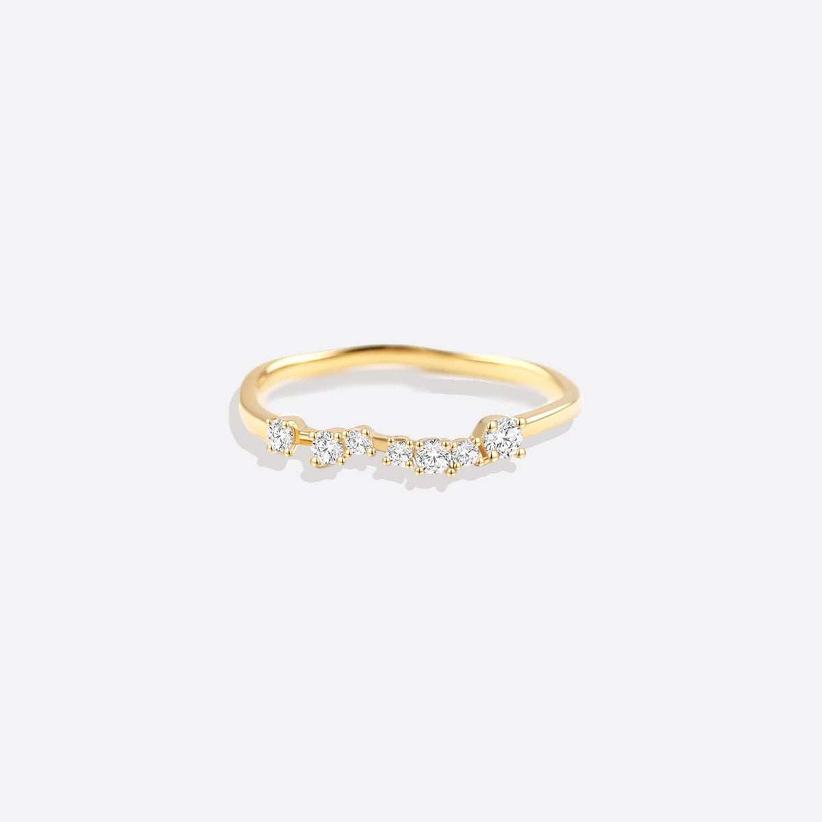 Bague en diamant scintillant