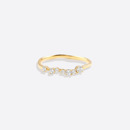 Bague en diamant scintillant