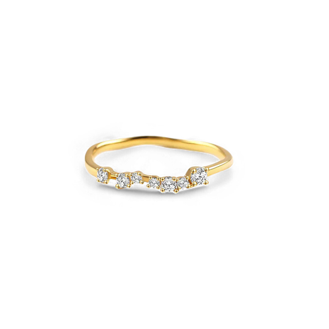 Bague en diamant scintillant