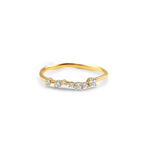 Bague en diamant scintillant