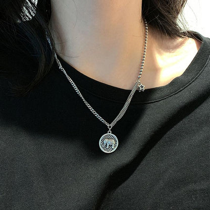 Collier éléphant en argent - Symbole de chance et de fortune