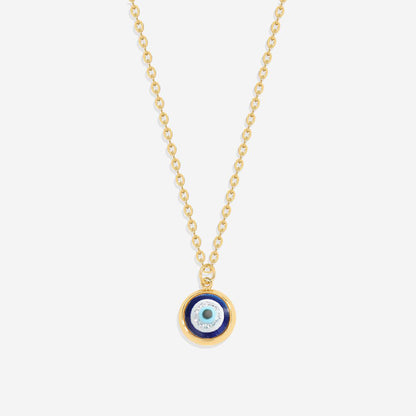 Dainty Boho Evil Eye Charm Necklace
