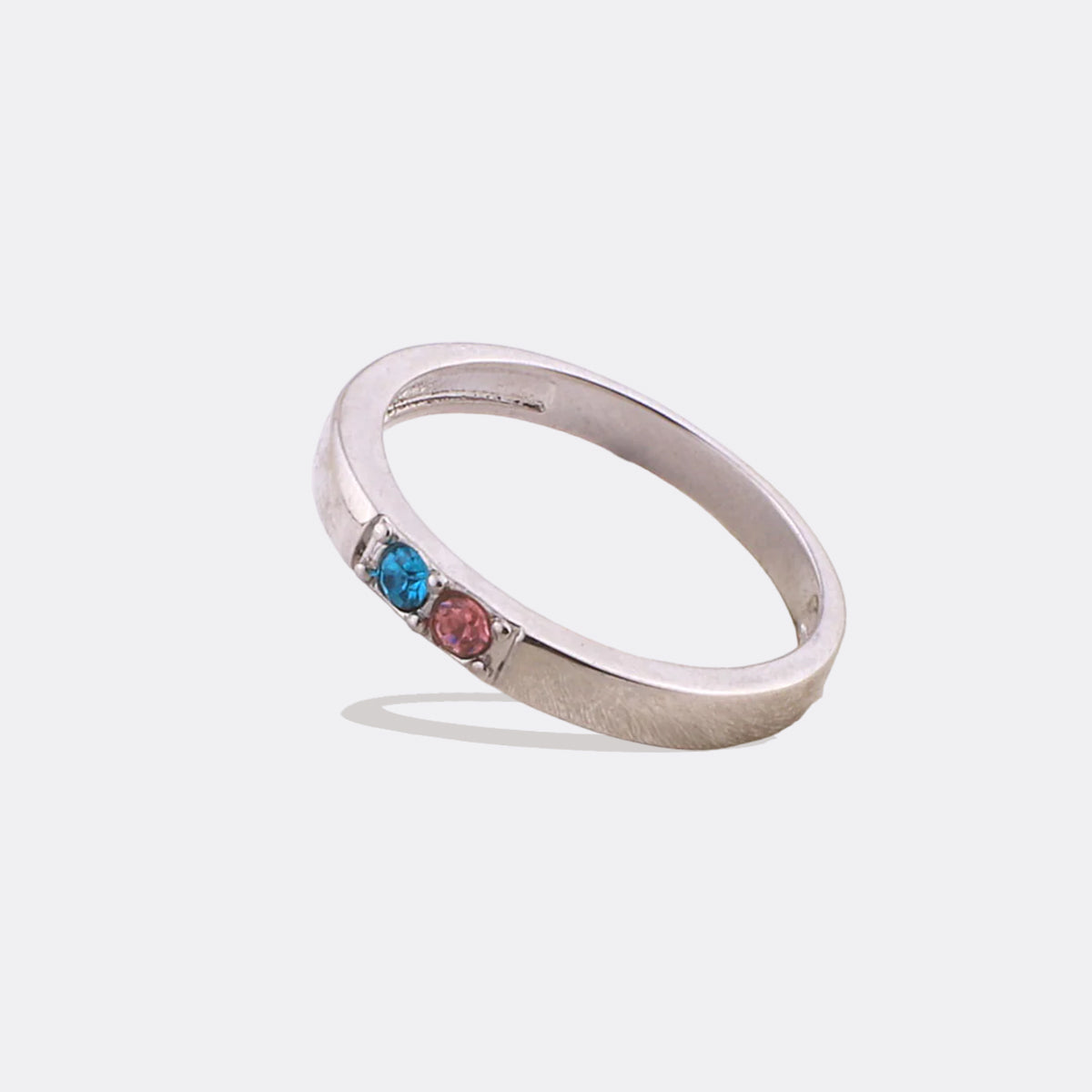 Bague empilable avec pierres de naissance