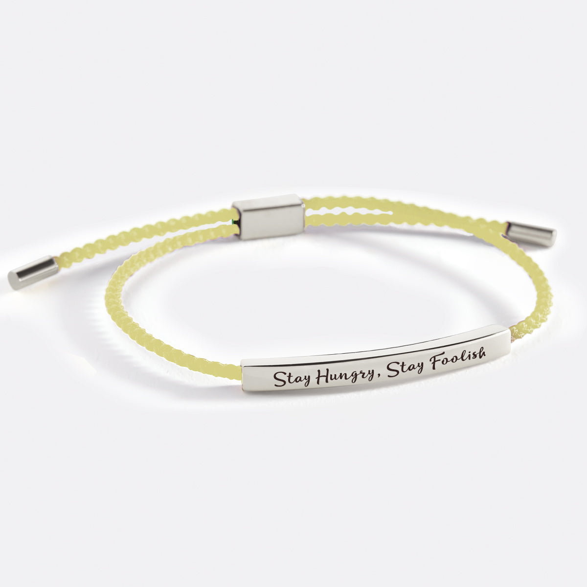 Bracelet Inspire Restez affamé, restez fou