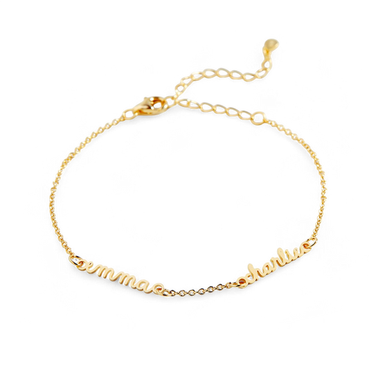 Stella Dainty Multiple Name Bracelet