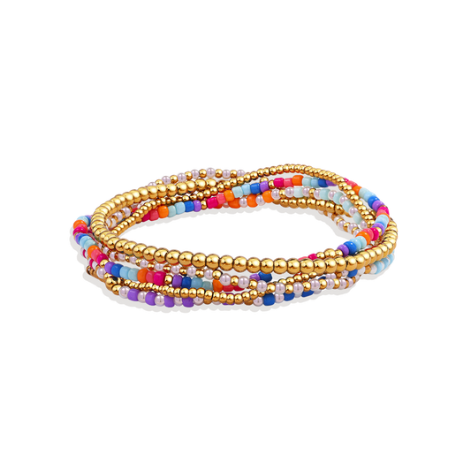 Ensemble de bracelets d'été à superposer