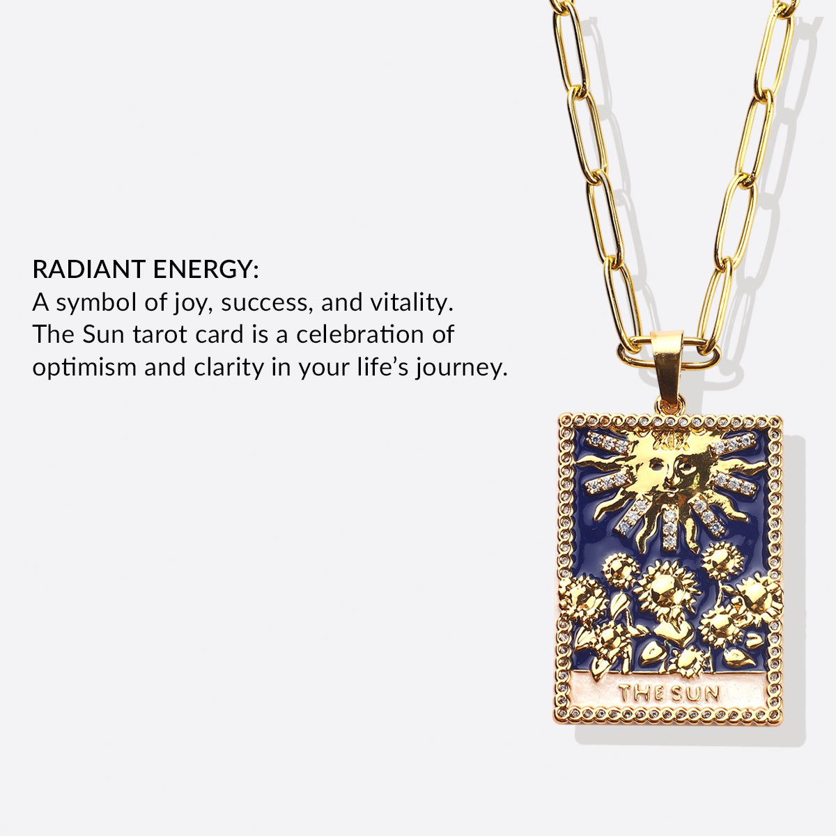 Le collier de tarot du soleil 