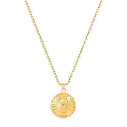 Collier pendentif soleil