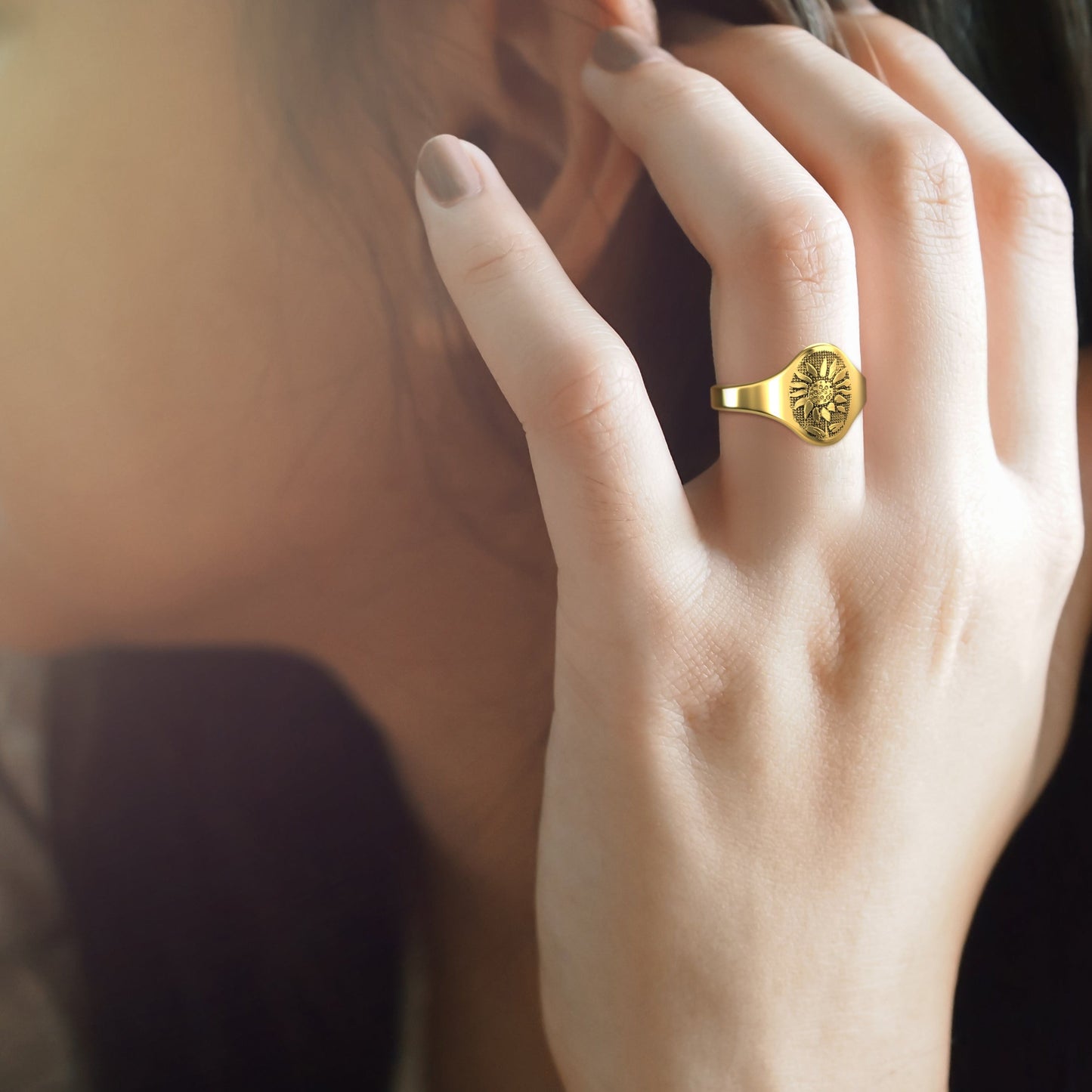 Bague Tournesol