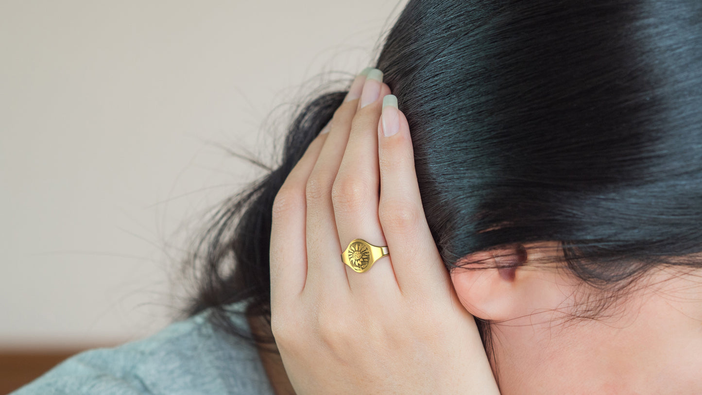 Bague Tournesol