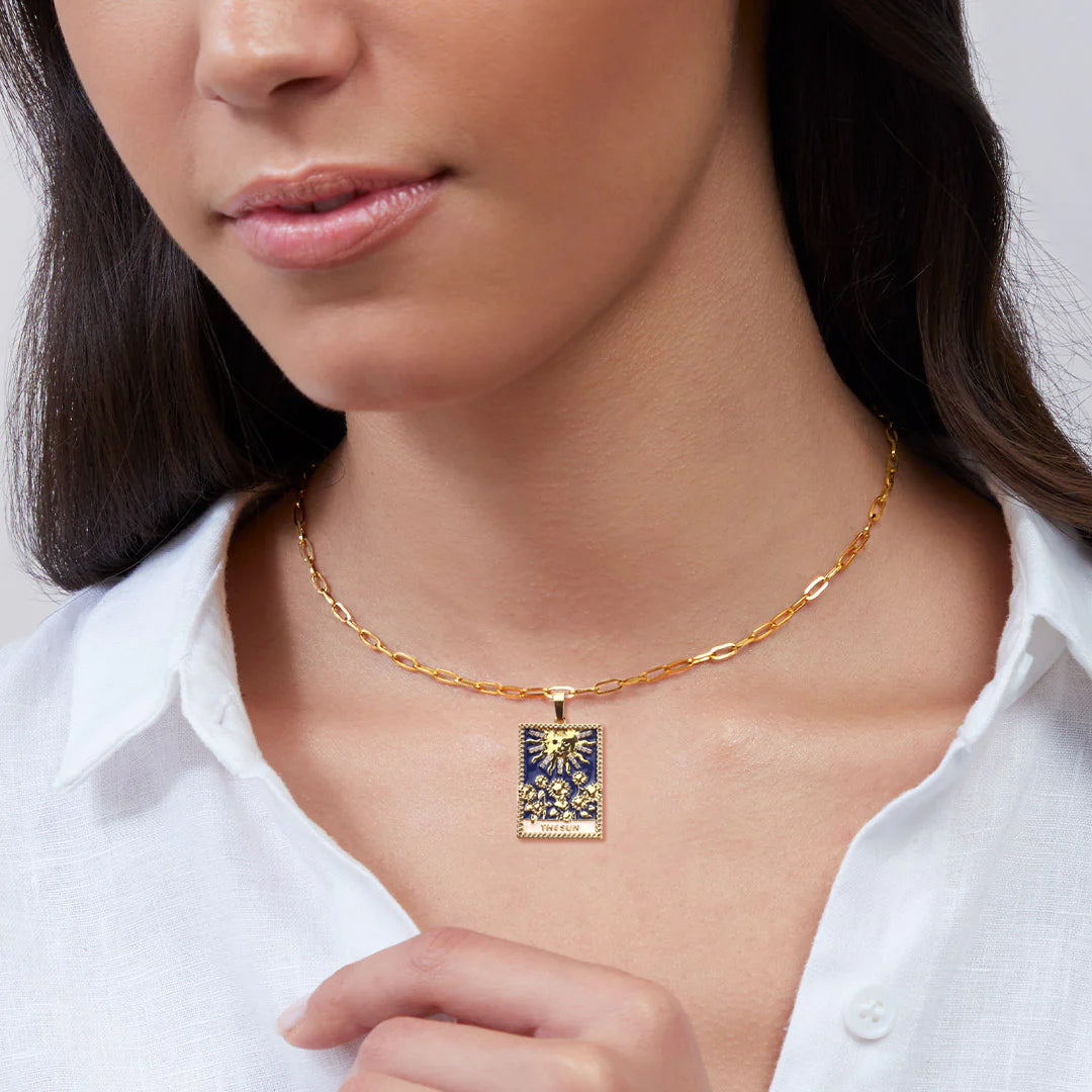 Le collier de tarot du soleil 