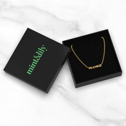 Collier avec nom Te Amo