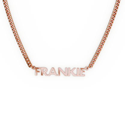 Collier avec nom Te Amo