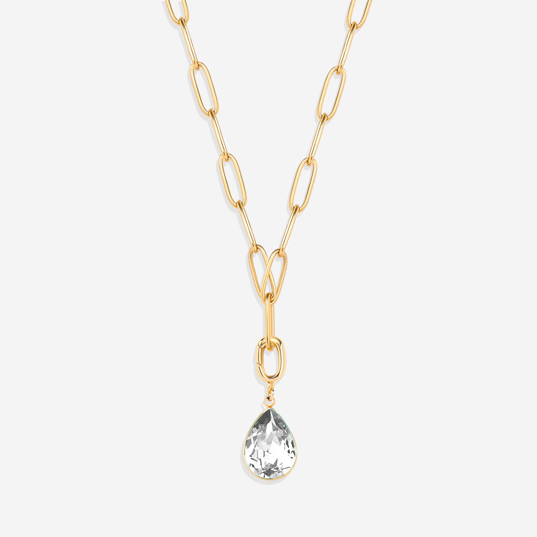 Teardrop Birthstone Charm