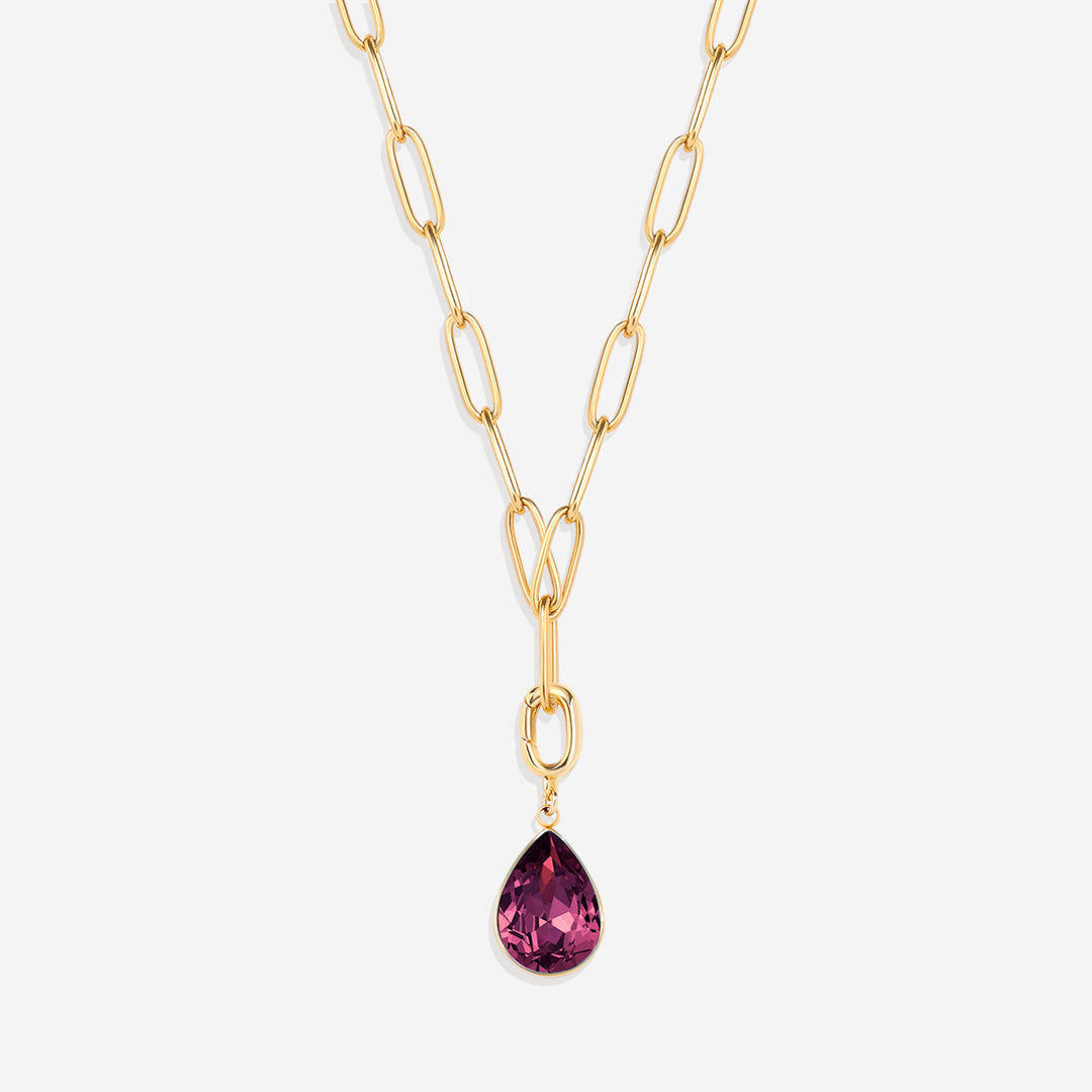 Teardrop Birthstone Charm