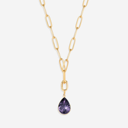 Teardrop Birthstone Charm