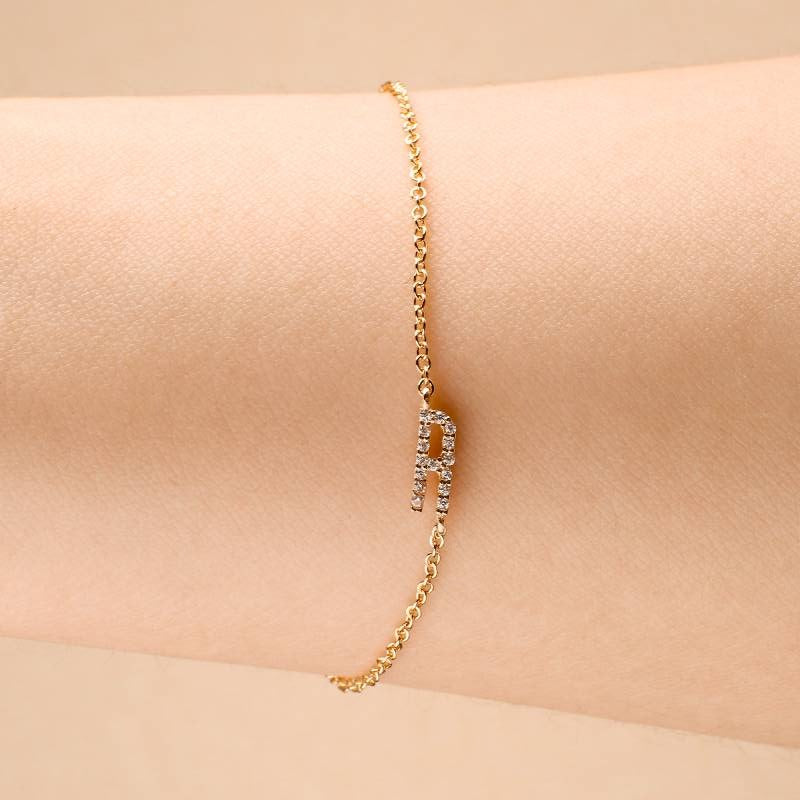 Le bracelet initial Skinny Diamond