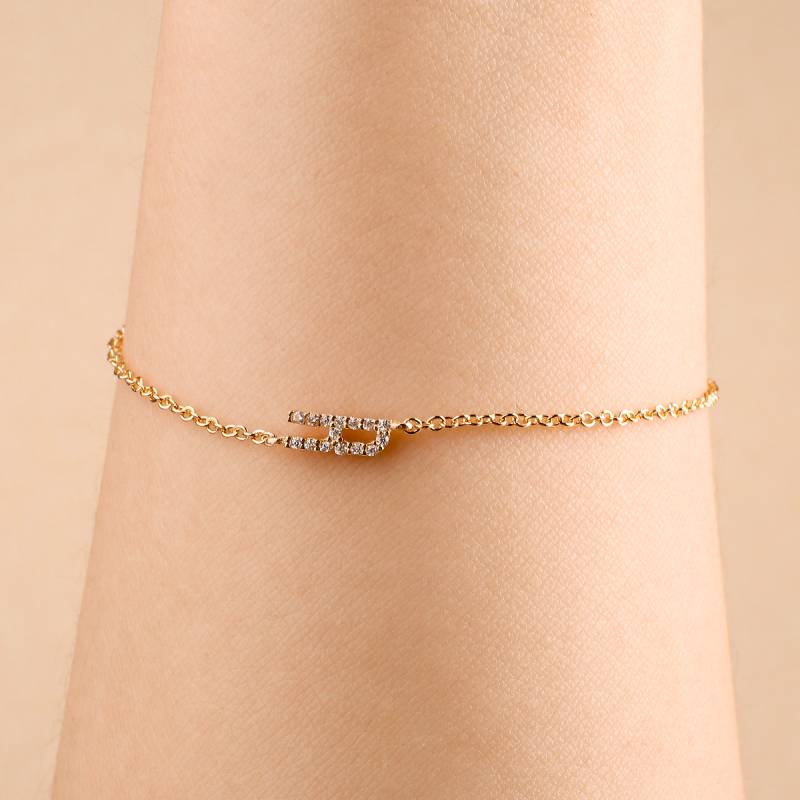 Le bracelet initial Skinny Diamond