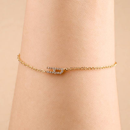 Le bracelet initial Skinny Diamond