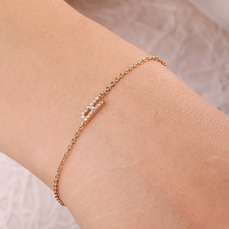 Le bracelet initial Skinny Diamond