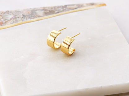 Thick Hoop Earrings