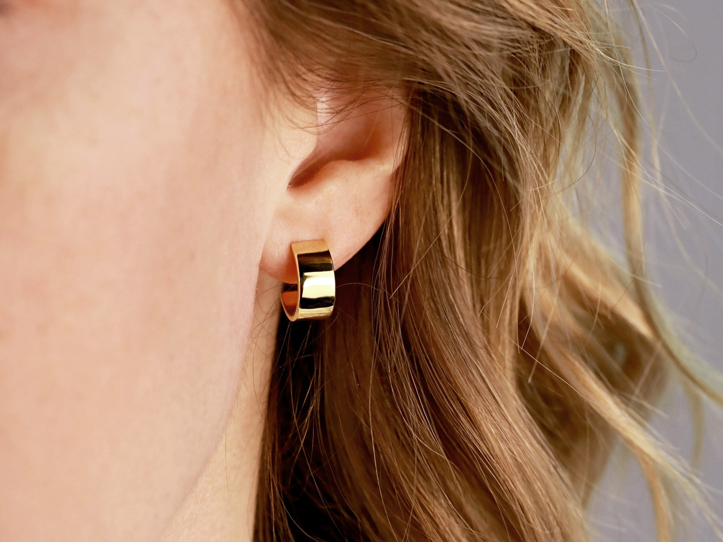 Thick Hoop Earrings