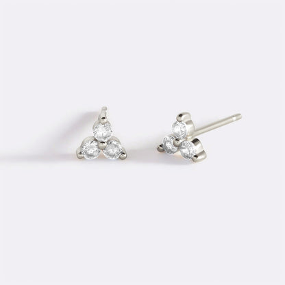 Boucles d'oreilles avec pierre de naissance Trinity