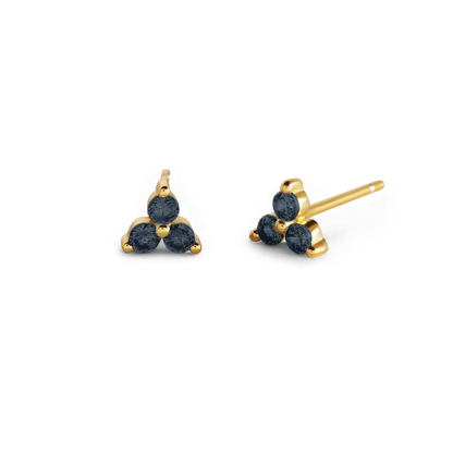 Boucles d'oreilles avec pierre de naissance Trinity