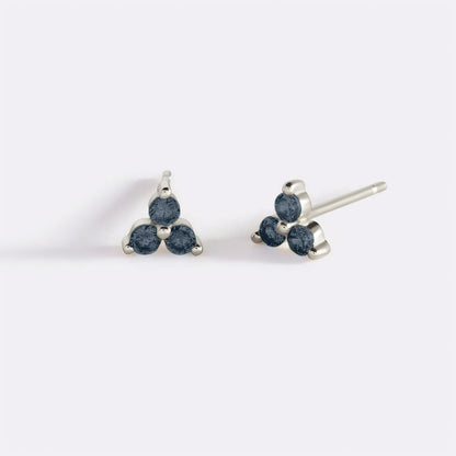 Boucles d'oreilles avec pierre de naissance Trinity