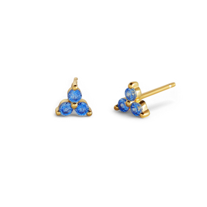Boucles d'oreilles avec pierre de naissance Trinity