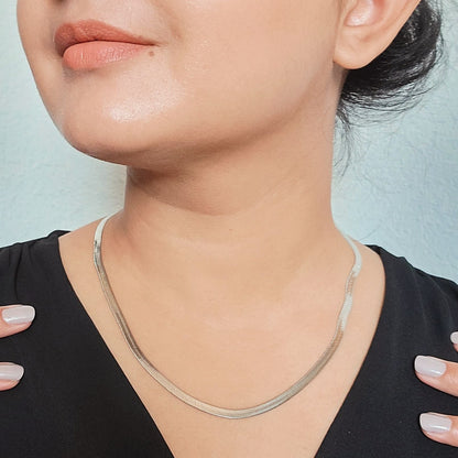 Collier chaîne à chevrons