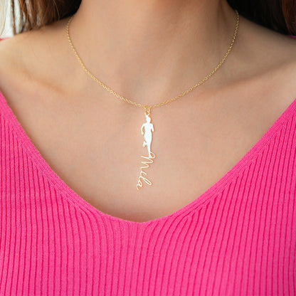 Runner Name Necklace