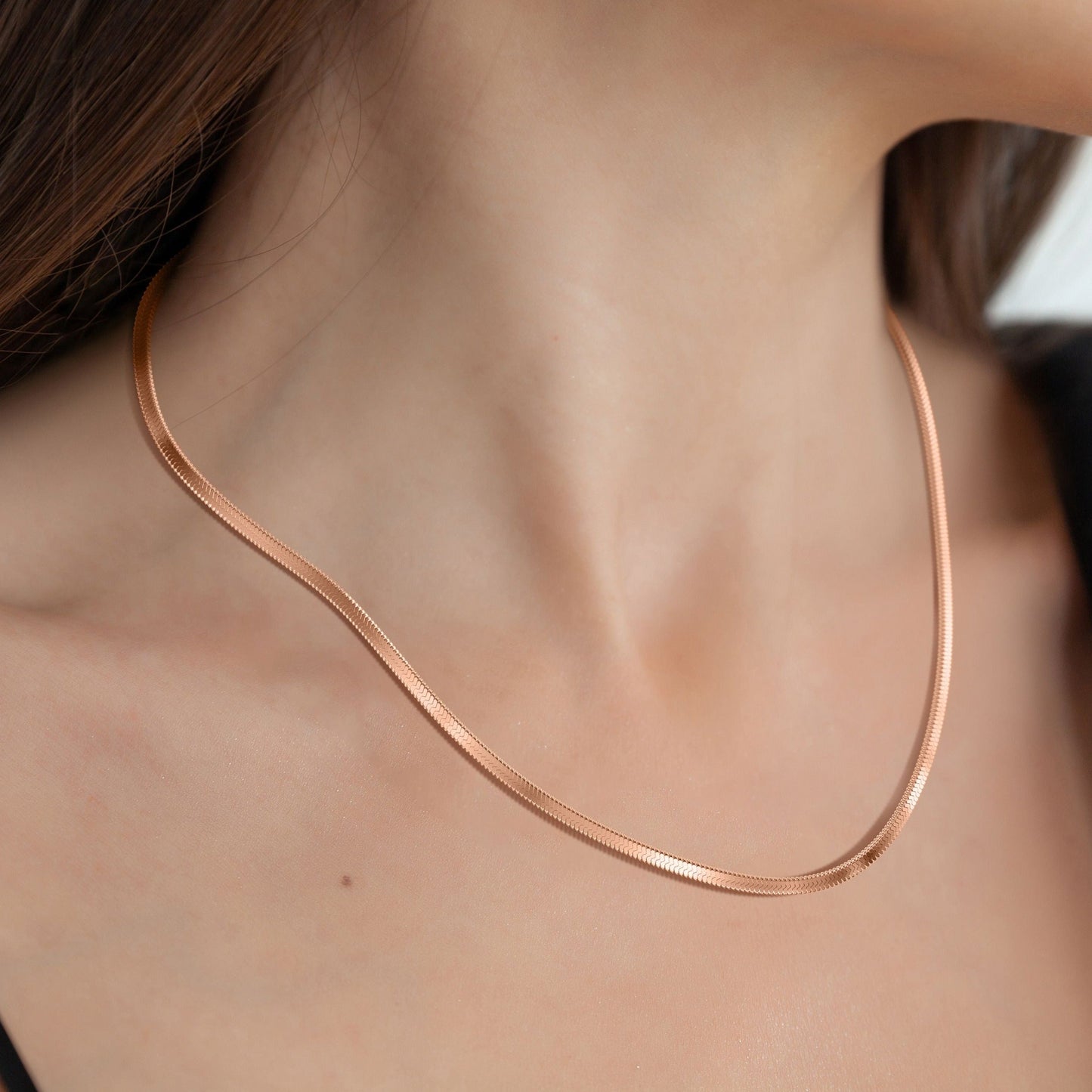 Collier chaîne à chevrons
