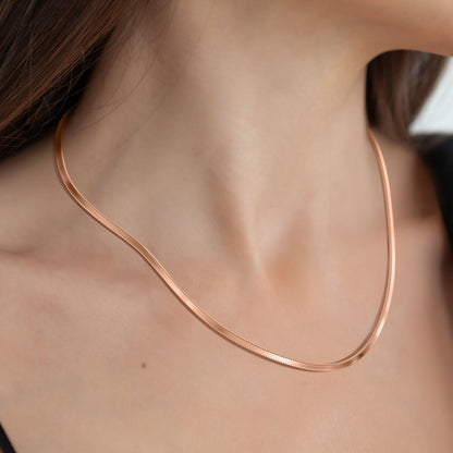 Collier chaîne à chevrons