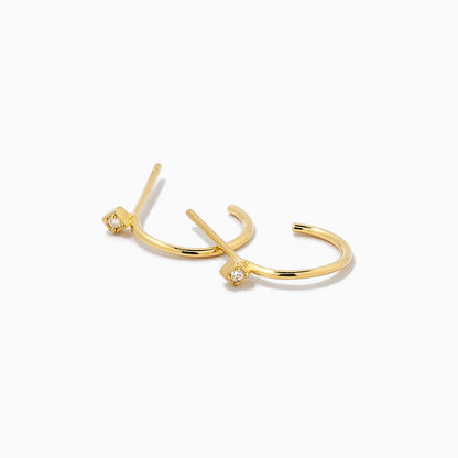 Luxurious Touch Vermeil Hoop Earrings