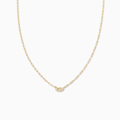 Diamond Lips Vermeil Necklace