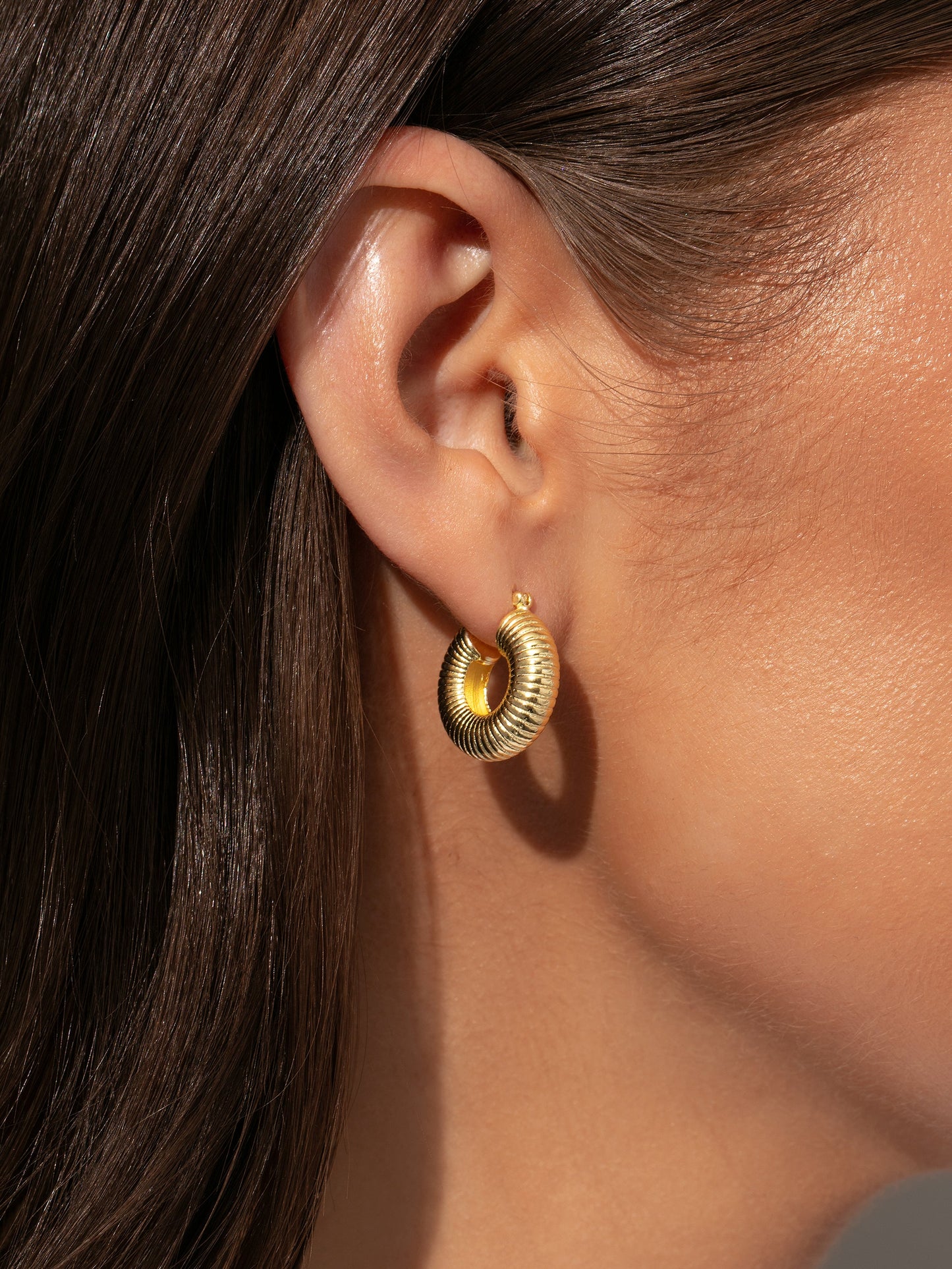 Bold Vermeil Hoop Earrings